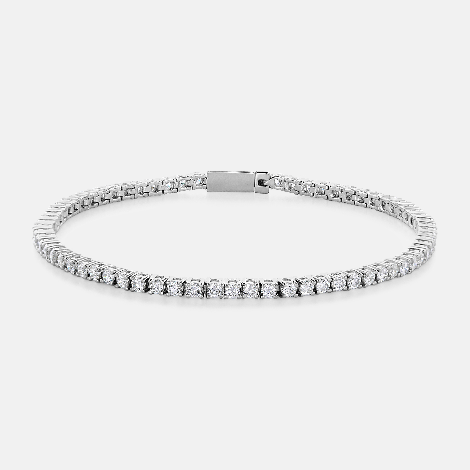3.00ctw Lab-Grown Diamond Tennis Bracelet Questions & Answers