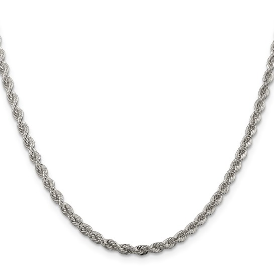 3mm Sterling Silver Rope Chain, 22" Questions & Answers